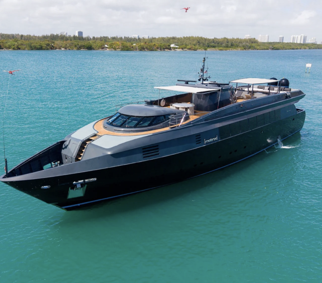 135ft Baglietto superyacht — Deane Hospitality Miami fleet